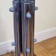 Vintage chrome metal coat rack, 1970s