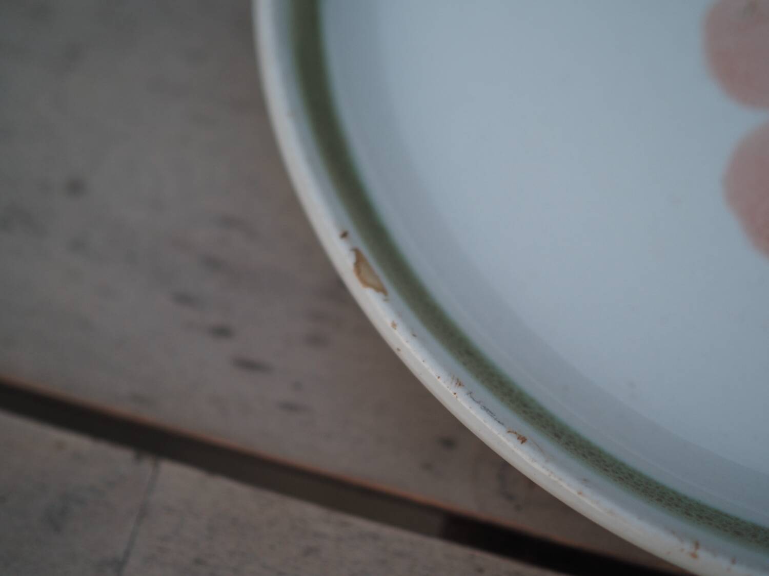 9 Sarreguemines plates, Régine model (Rare)