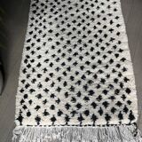 Moroccan wool corridor carpet