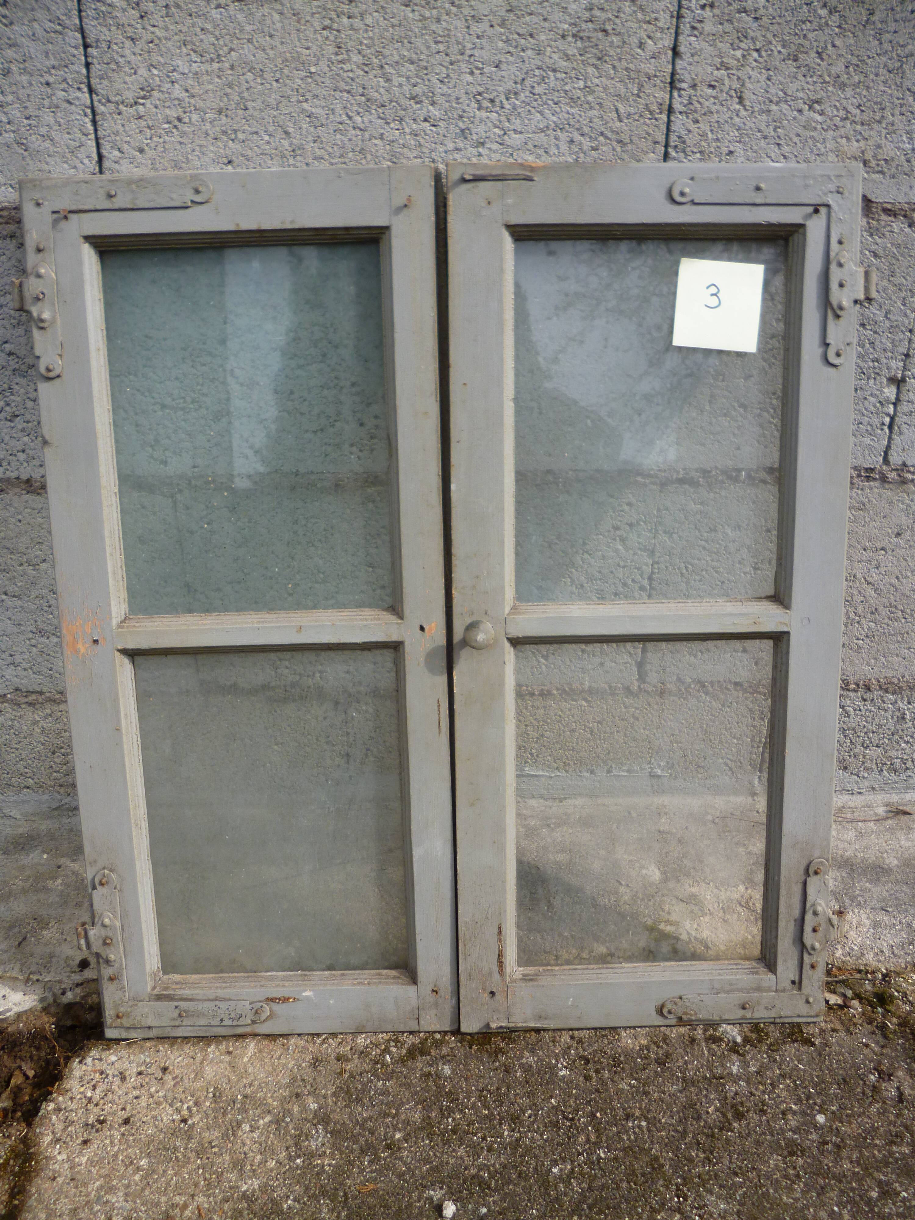 Old grey patina window