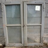 Old grey patina window