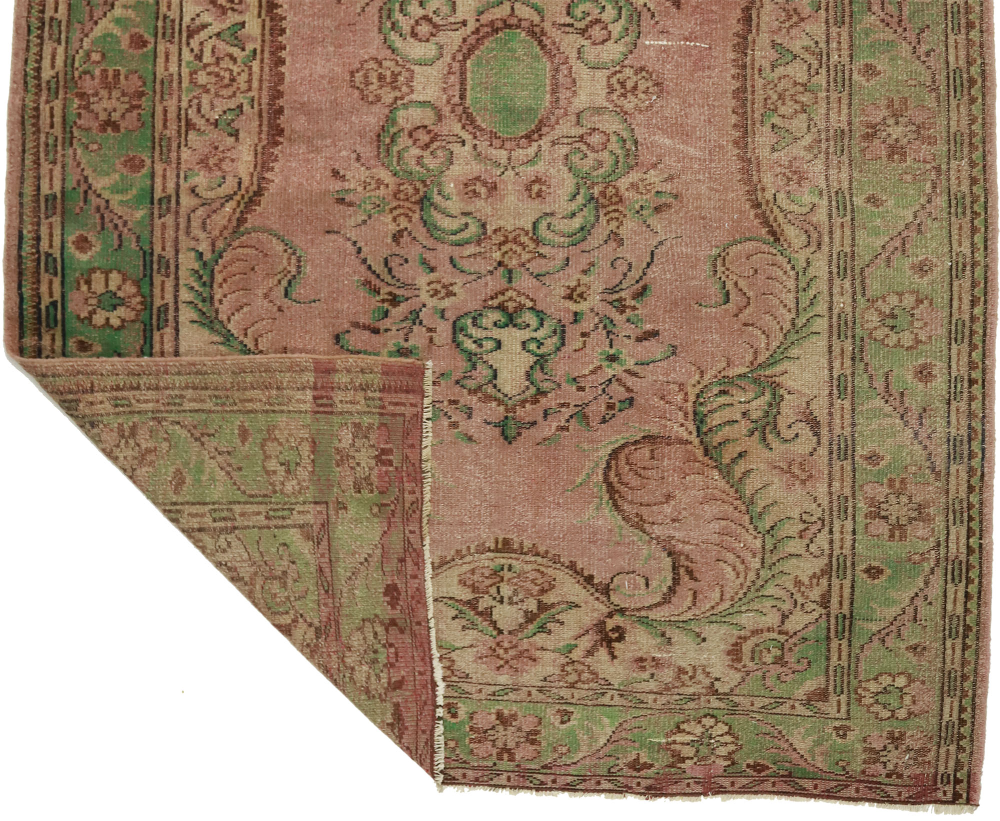 Anatolian handmade vintage rug 289 cm x 204 cm