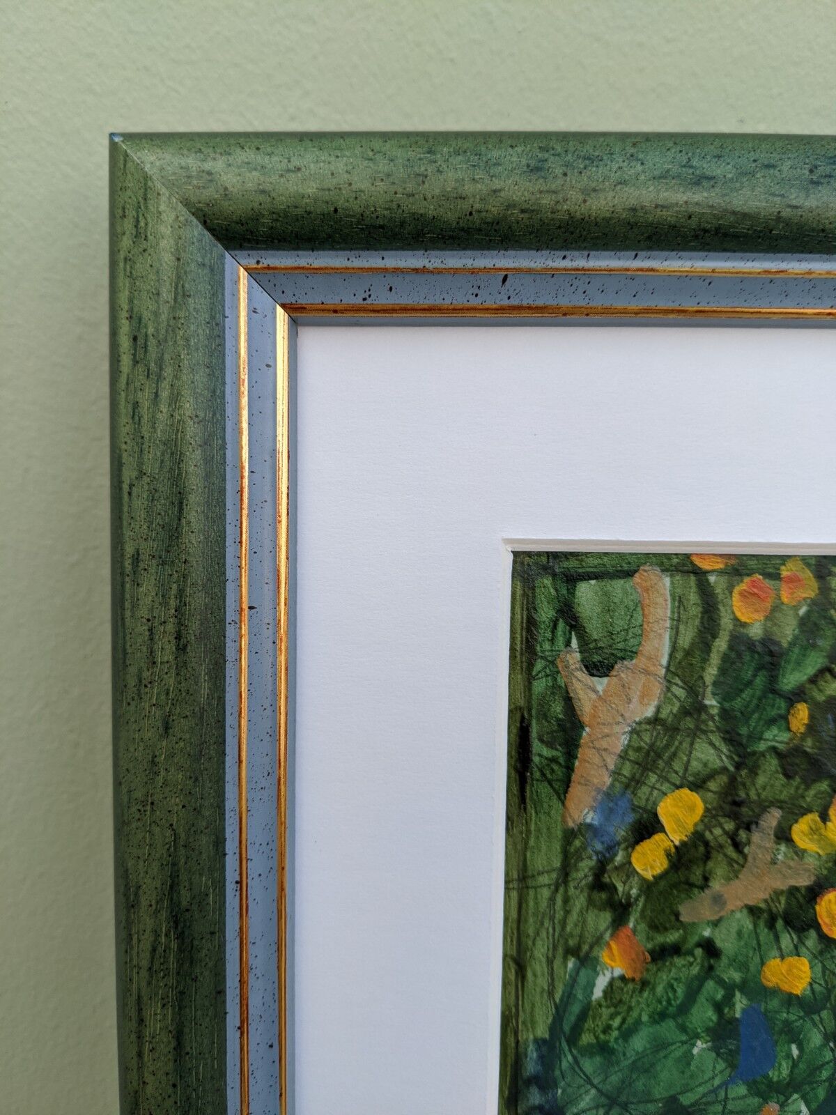 Vintage Framed Street Scene in Oil - 'Off to School'