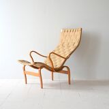 “Pernilla” armchair and footstool designed by Bruno Mathsson