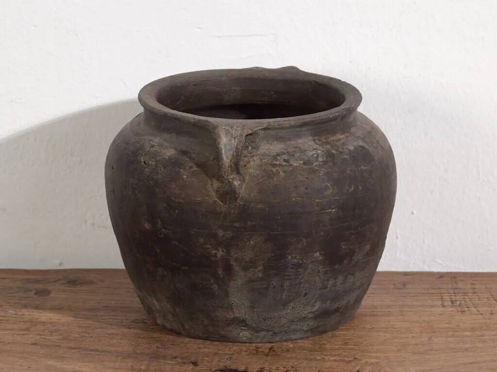 Small antique ceramic vase (c.1900) #11