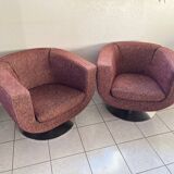 2 “Tulip” armchairs by Jeffrey Bernett for B&B Italia