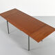 Vintage teak dining table. France, 1960s.