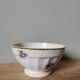 Vintage fluted bowl Sarreguemines Digoin France flower pattern