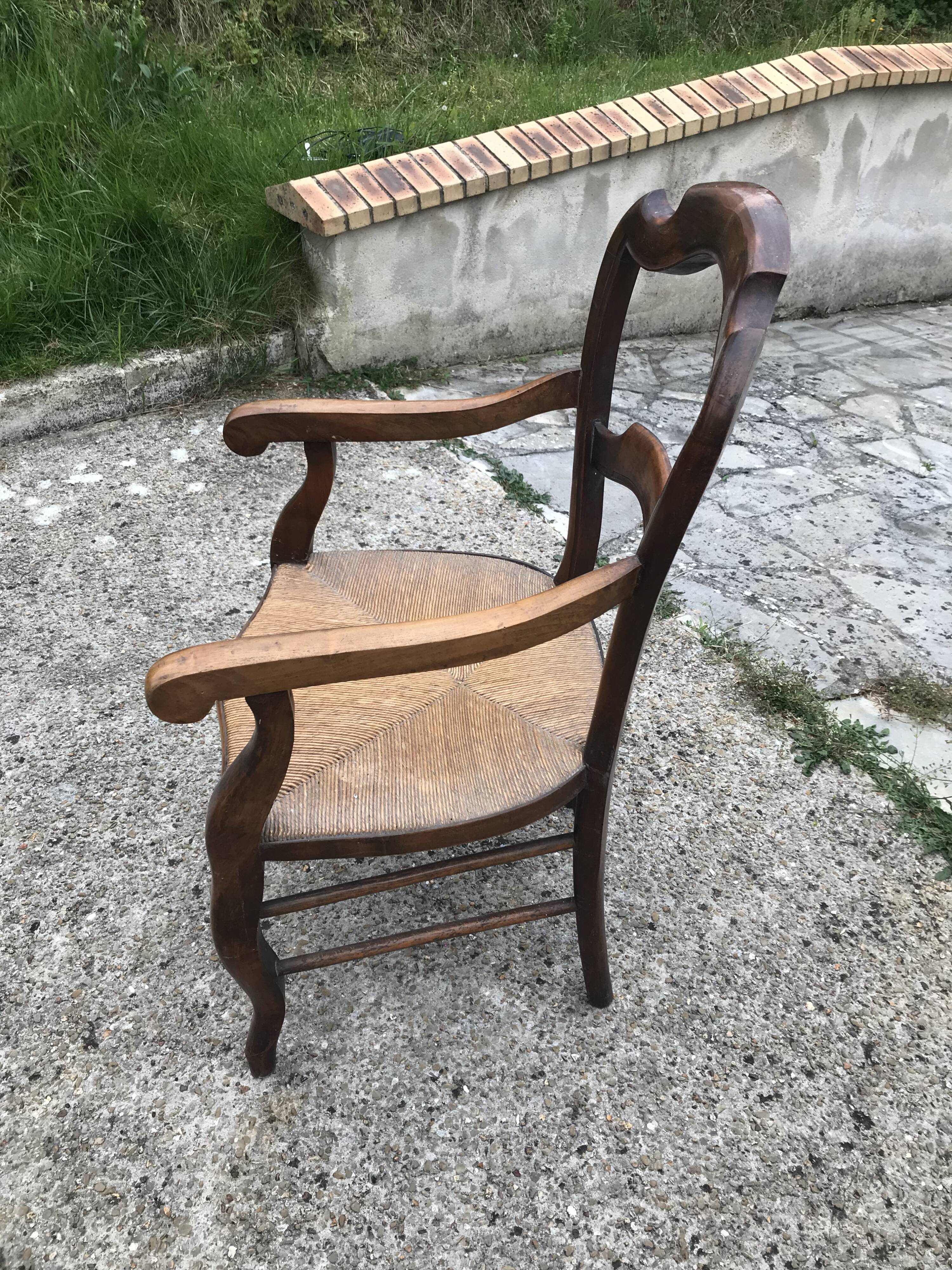 Armchair paillé