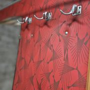 Vintage wall coat rack from the 50s/60s – Rockabilly design cloakroom