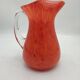 Blown glass vase.