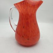 Blown glass vase.