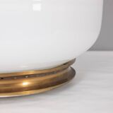 Vintage 70s table lamp in murano glass design barbini