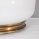 Vintage 70s table lamp in murano glass design barbini