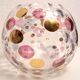 Vase boule en verre années 70