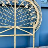 Peacock Rattan Headboard
