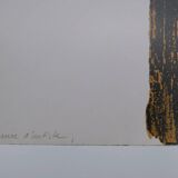 Pierre Soulages: Etching 18th century - Original signed poster