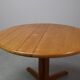 Scandinavian solid pine extendable dining table