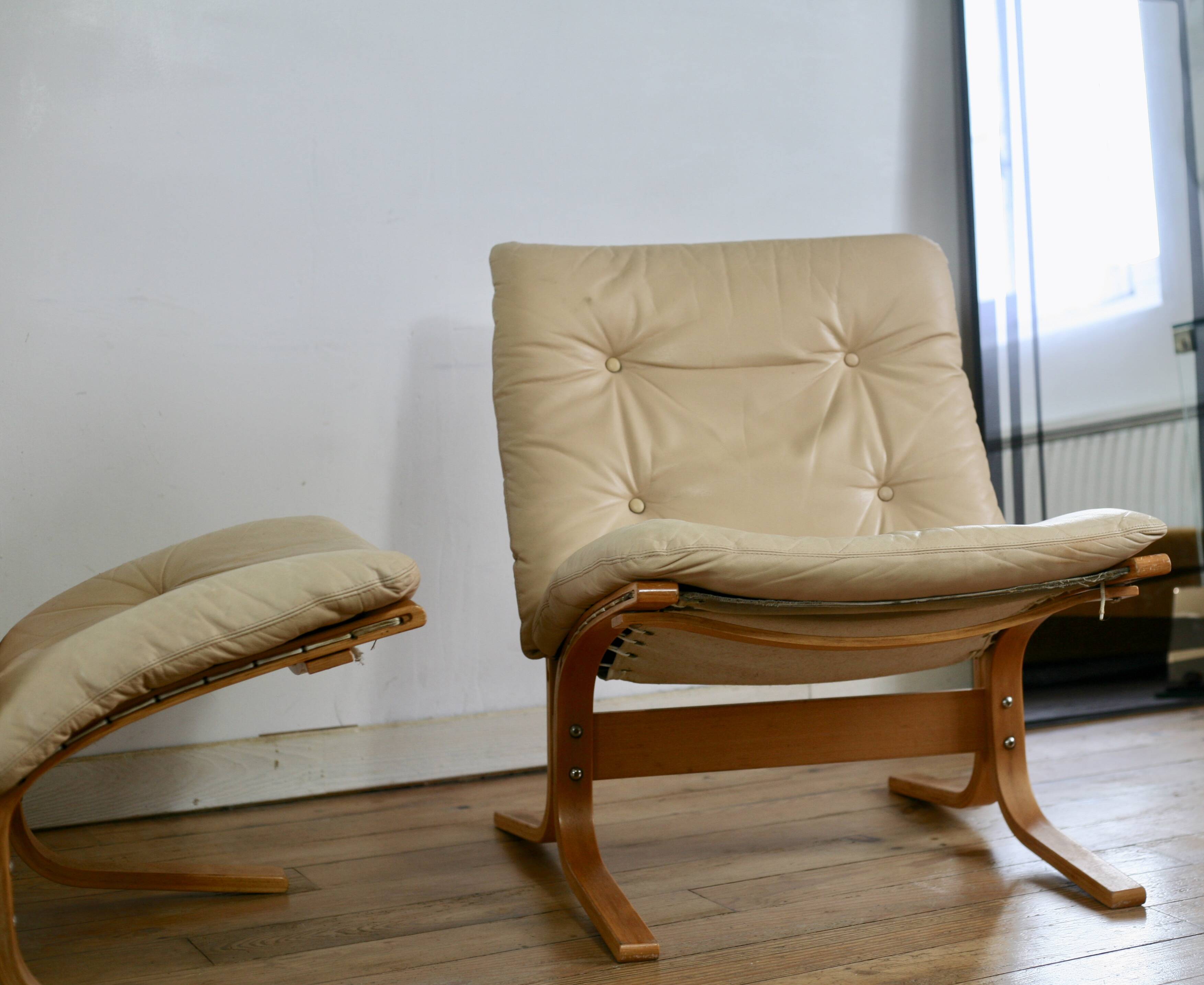 Pair of Siesta armchairs, Ingmar Relling, Westnofa, Norway, 1970s