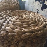 Braided sea rush footrests 70