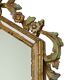 Classic Italian Gilt Crested Mirror by La Barge, 100 cm