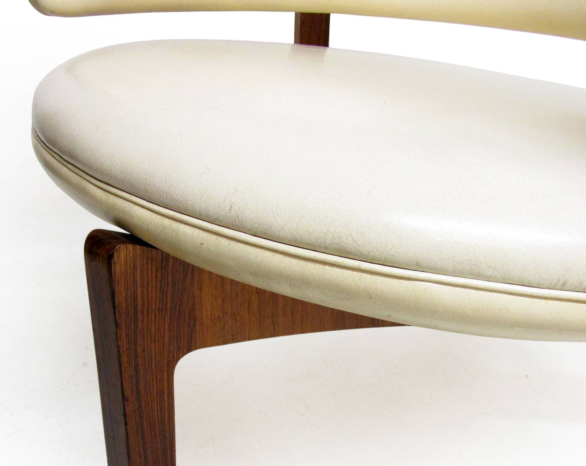 Two 1960s Danish Lounge Chairs In Rosewood By Sven Ellekaer