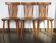 Ensemble lot de 3 chaises en pin années 70's style chalet
