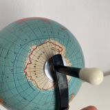 Vintage 1963 tripod terrestrial globe Taride Paris - 22 cm