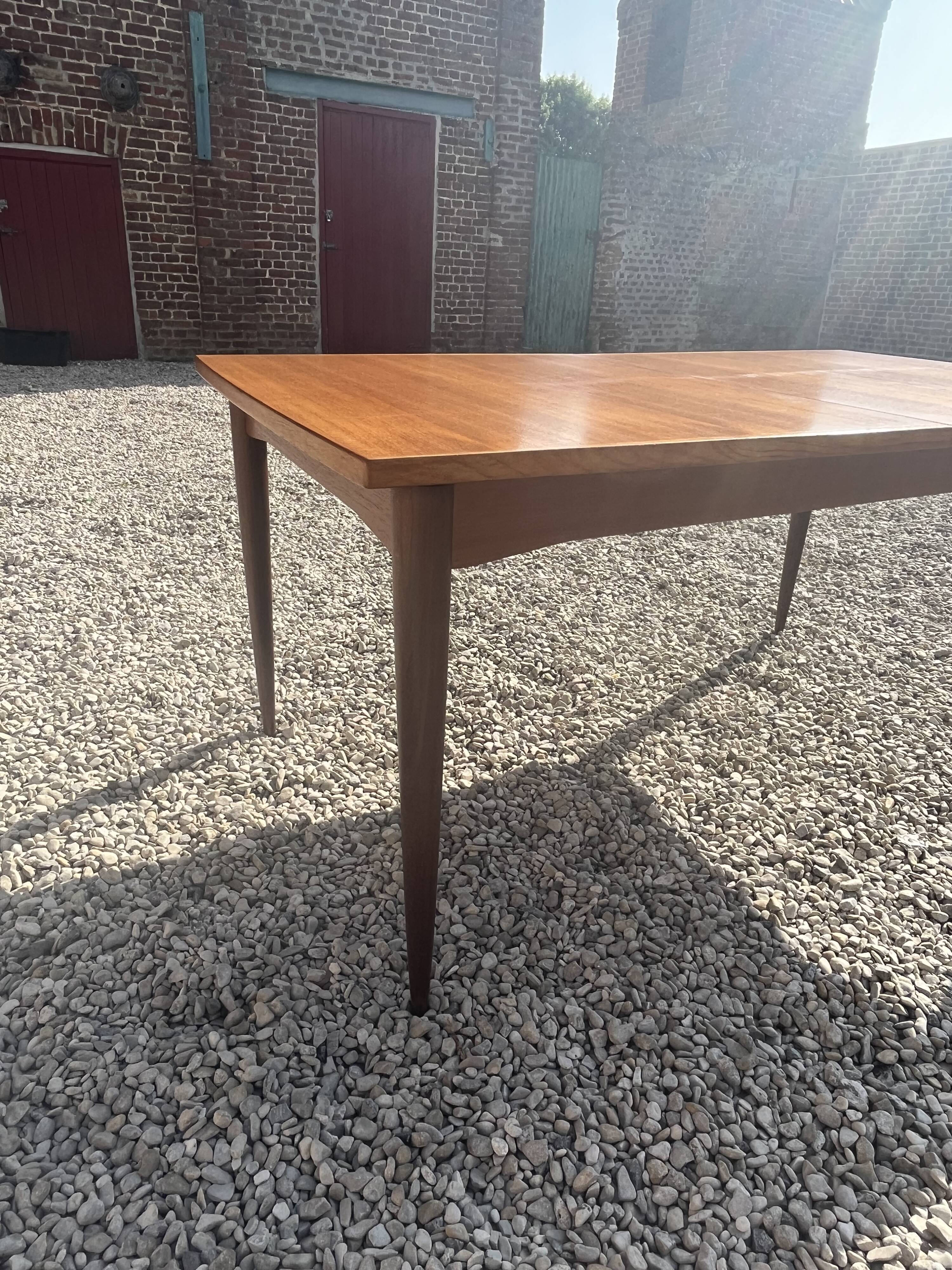 Scandinavian teak dining table