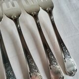 12 silver-plated dessert forks Guildar