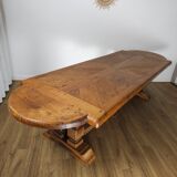 Monastery table with character in solid oak