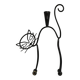 Black Painted Metal Cat Candle Holder by Gunnar Ander for Ystad-Metall, Sweden, 1950s–60s