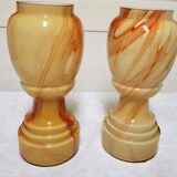 Pair of glass vases