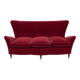 Gio Ponti Art Dèco Italian Sofa from Hotel Bristol Merano, 1950s