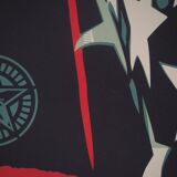 Shepard Fairey (Obey Giant) : American Rage - Lithographie signée