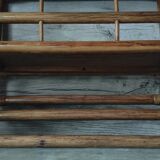 Vintage rattan shelf
