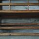 Vintage rattan shelf