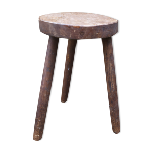 Tabouret de ferme tripode