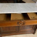 Wooden and marble sideboard