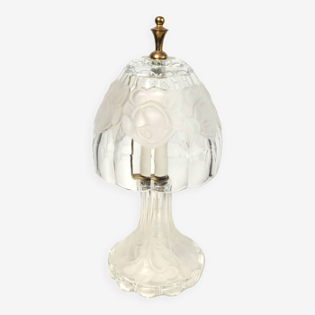 1960 crystal boudoir lamp