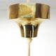 Suspension scandinave en laiton doré Carl Fagerhult Suède 1970