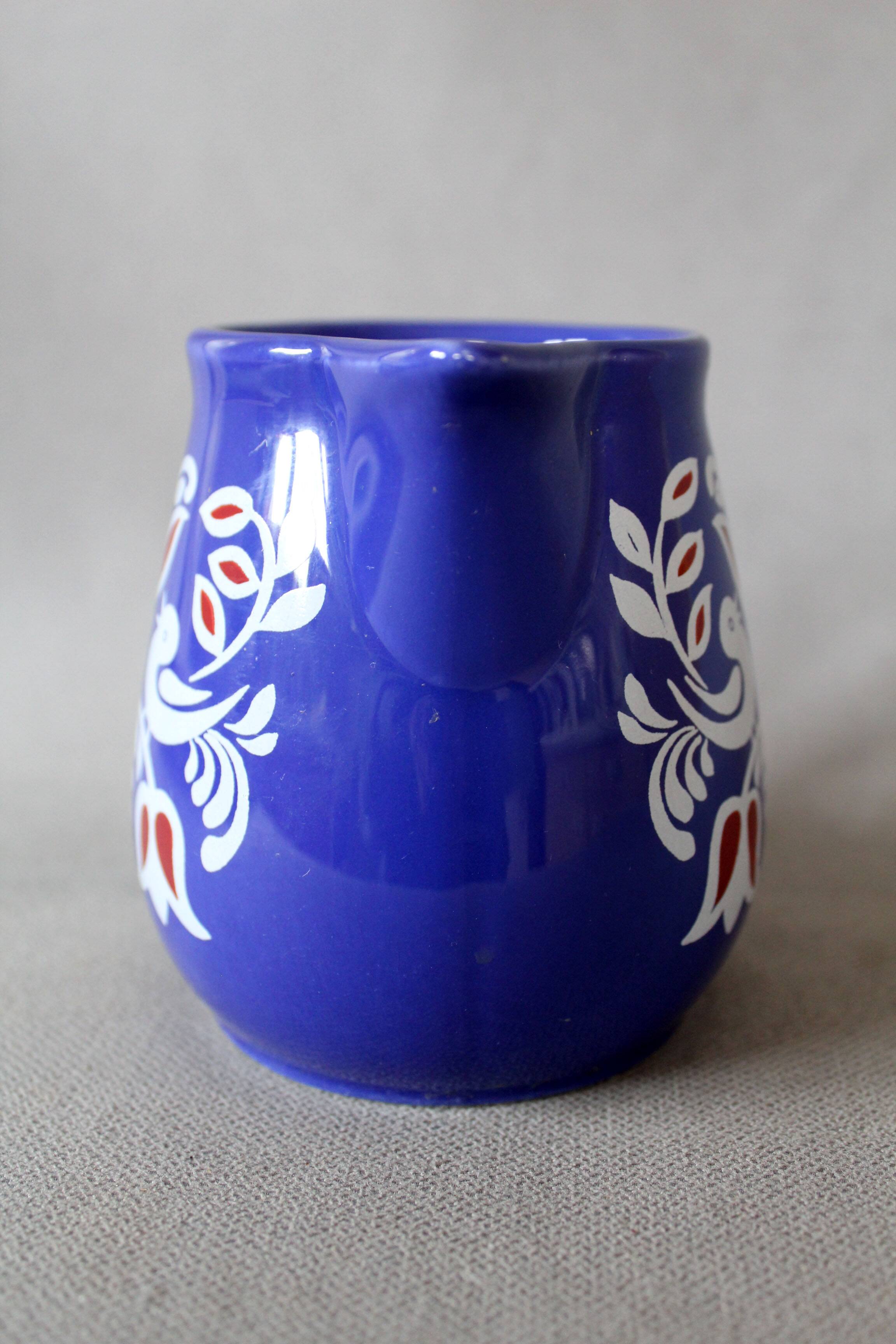 Large vintage ceramic cream pot, Waechtersbach Vroni, Germany