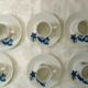 Set of 6 cups and 6 saucers vintage Louis lourioux