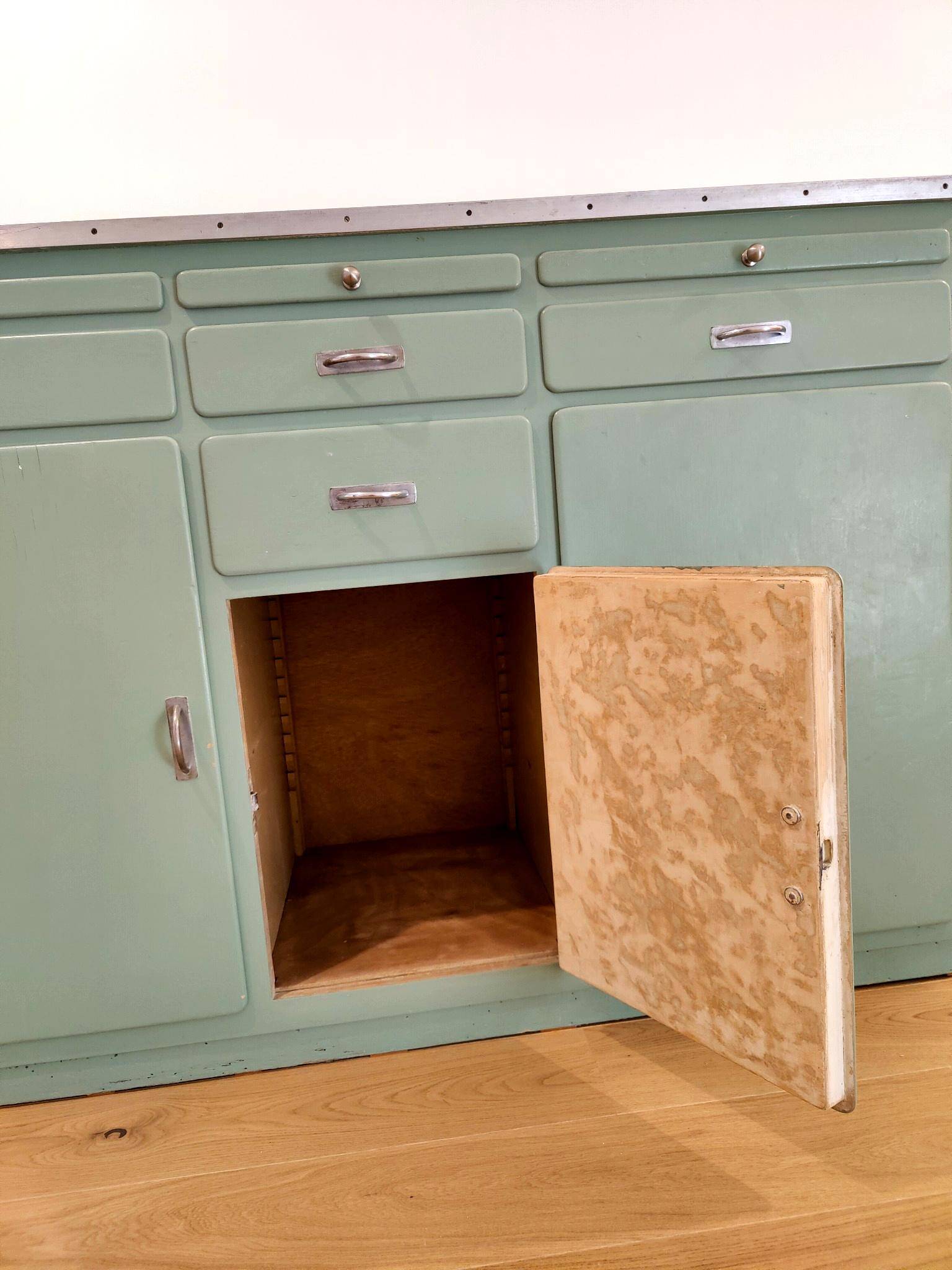 Vintage mado green style sideboard