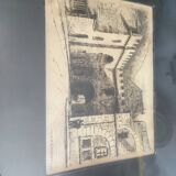 4 LYTHOGRAPHIES OF GRENOBLE UNDER GLASS