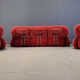 Mid-century modern "OKAY" sofa set by Adriano Piazzesi, 1970s