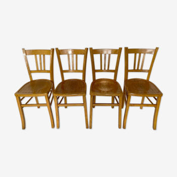 Lot 4 chaises bistro