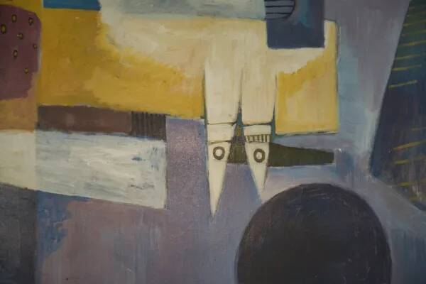 Abstract painting/canvas, 1969