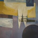 Abstract painting/canvas, 1969