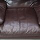 Pair of Maralunga leather armchairs by Vico Magistretti for Cassina, 1974